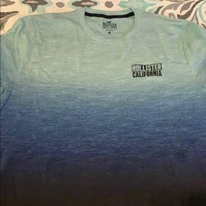 blue ombre Hollister shirts